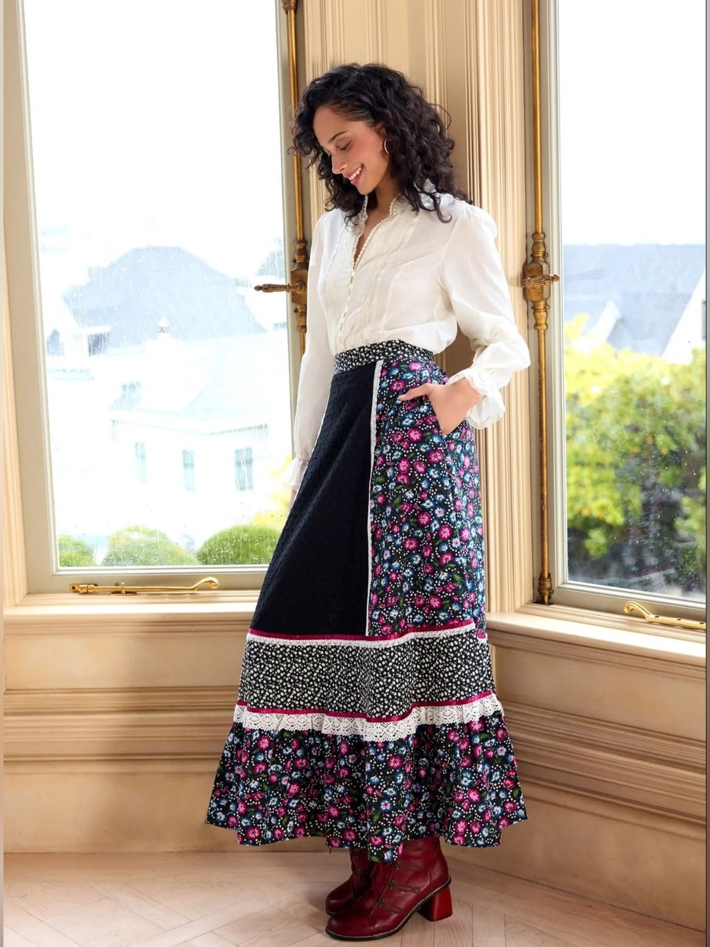 NWT GUNNE SAX for ModCloth Melissa Maxi Skirt